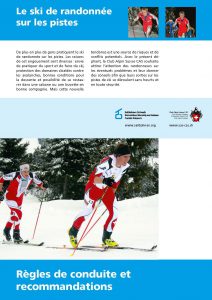 CAS Flyer ski de randonée sur les pistes